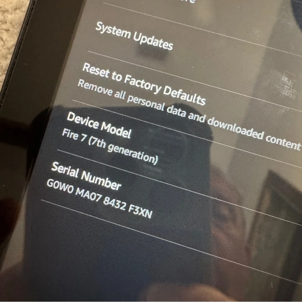Amazon fire tablet